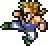 Sprite of Sabin using Tiger Break (SNES/PSX/GBA).