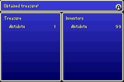 FFV Loot Screen GBA