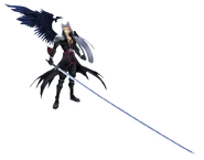 Sephiroth Kingdom Hearts CG model.