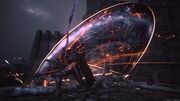 Clive using Zantetsuken from FFXVI