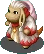 Nu Mou White Mage sprite in Final Fantasy Tactics S.