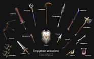 FFXI Empyrean Weapons.png (287 KB) The Empyrean Weapons in Final Fantasy XI.