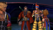 Auron no final.