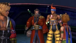 Auron in the ending.