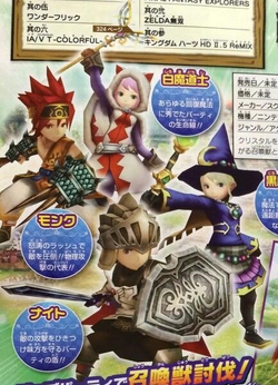 Detalhados personagens legacy de Final Fantasy Explorers