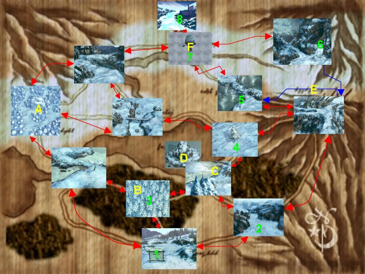 Ff7 Great Glacier Map Great Glacier (Final Fantasy Vii) | Final Fantasy Wiki | Fandom