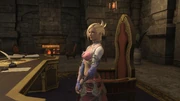 Minfilia in the Scions' new office in Revenant's Toll.