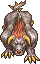 Overworld sprite of the Final Fantasy II Behemoth (PSP).