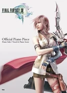 Final Fantasy XIII Official Piano Piece Piano Solo / Vocal & Piano Score