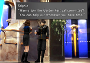 Selphie asks Squall to join Garden Festival Committee from FFVIII R