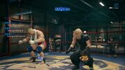 Squats minigame button mash prompt from FFVII Remake