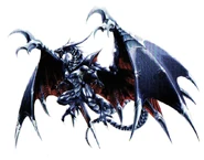 Bahamut's concept art for Final Fantasy VIII.