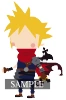 Trang phục của Cloud ở Kingdom Hearts trong Kingdom Hearts Mobile.