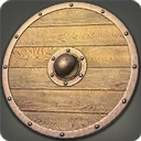 Dated Round Chestnut Shield