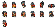 Set of Machina's sprites.