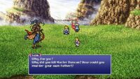 Sabin Questions Vargas from FFVI Pixel Remaster