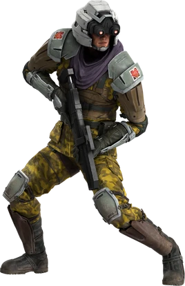 Grenadier from FFVII Remake render