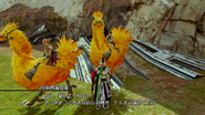 Villagers riding chocobos in Lightning Returns.