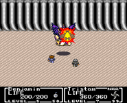 Bomb's graphic used during battle.