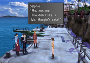 Selphie likes Ms Moogles cake from FFVIII Remastered