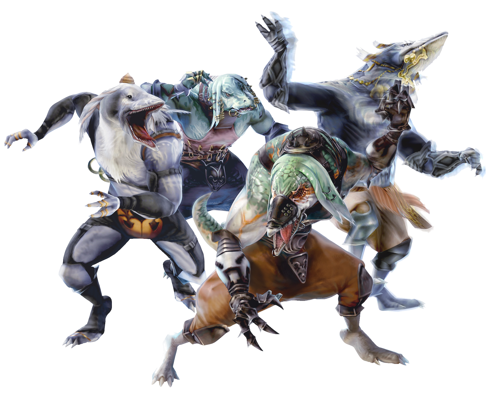 The bangaa is a race in the Final Fantasy series, primarily from Ivalice. 