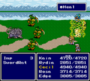 FFIV SNES Heal White