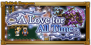 A Love For All Time banner.