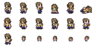 Set of Yuna's Summoner sprites.