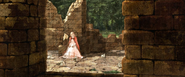 Zeltennia Chapel Ruins in a cutscene from War of the Lions.