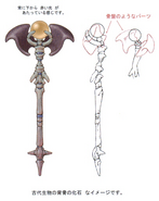 Concept artwork for the High Mage Staff.