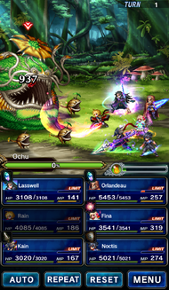 FFBE Battle look