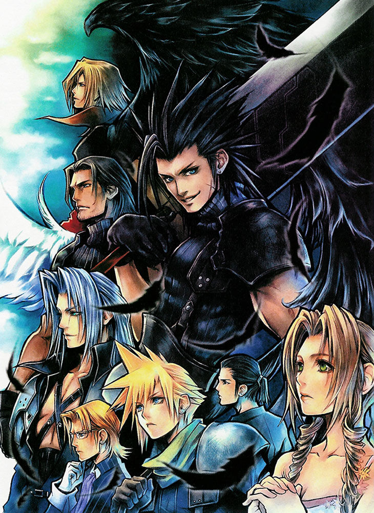 The characters and combat of CRISIS CORE –FINAL FANTASY VII– REUNION