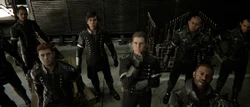 Kingsglaive members in Kingsglaive: Final Fantasy XV.