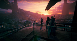 Sector 7 fall in FFVII Remake.png