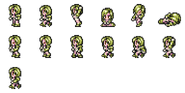 Set of Garnet's Trance sprites.