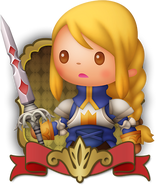 Agrias's portrait.