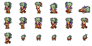 Set of Terra's sprites.