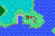 Melmond on the World Map (GBA).