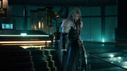 Sephiroth wielding the Masamune in Shinra Building.