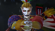 Screenshot of Kefka before battle.