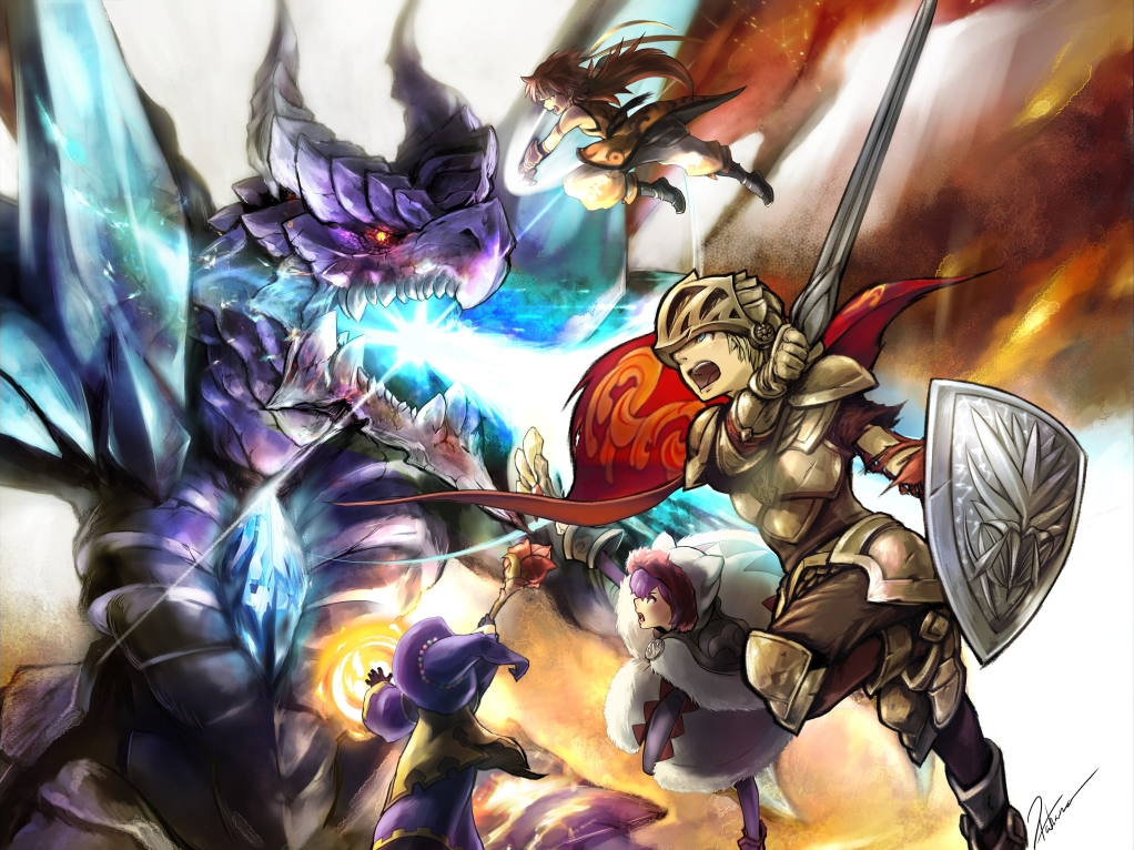 Detalhados personagens legacy de Final Fantasy Explorers