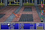 Lenna blinded in Final Fantasy V.