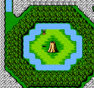 Mount Gulg on the World Map (NES).