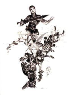 final fantasy character design yoshitaka amano