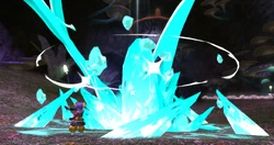 Blizzard II in Cyan.