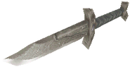 Render of daggers when thrown