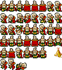 Strago's battle sprites (SNES/PSX/GBA).