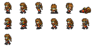 Set of Cinque's sprites.