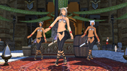 Dancing miqo'te's in Ul'dah.