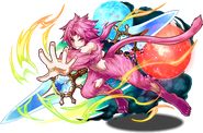 Artwork of Zidane in Trance for Puzzle & Dragons.
